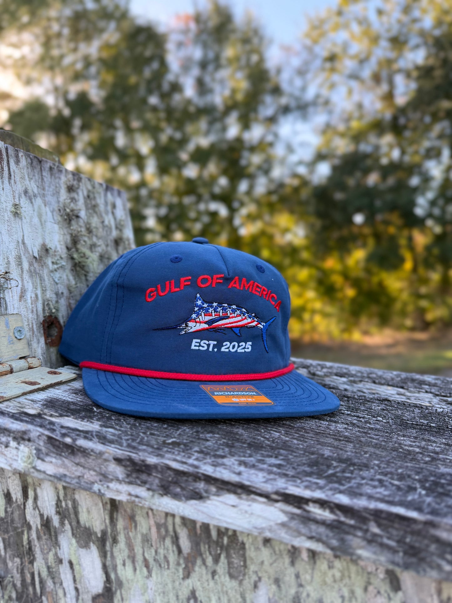 GOA Rope Hat- Navy/Red