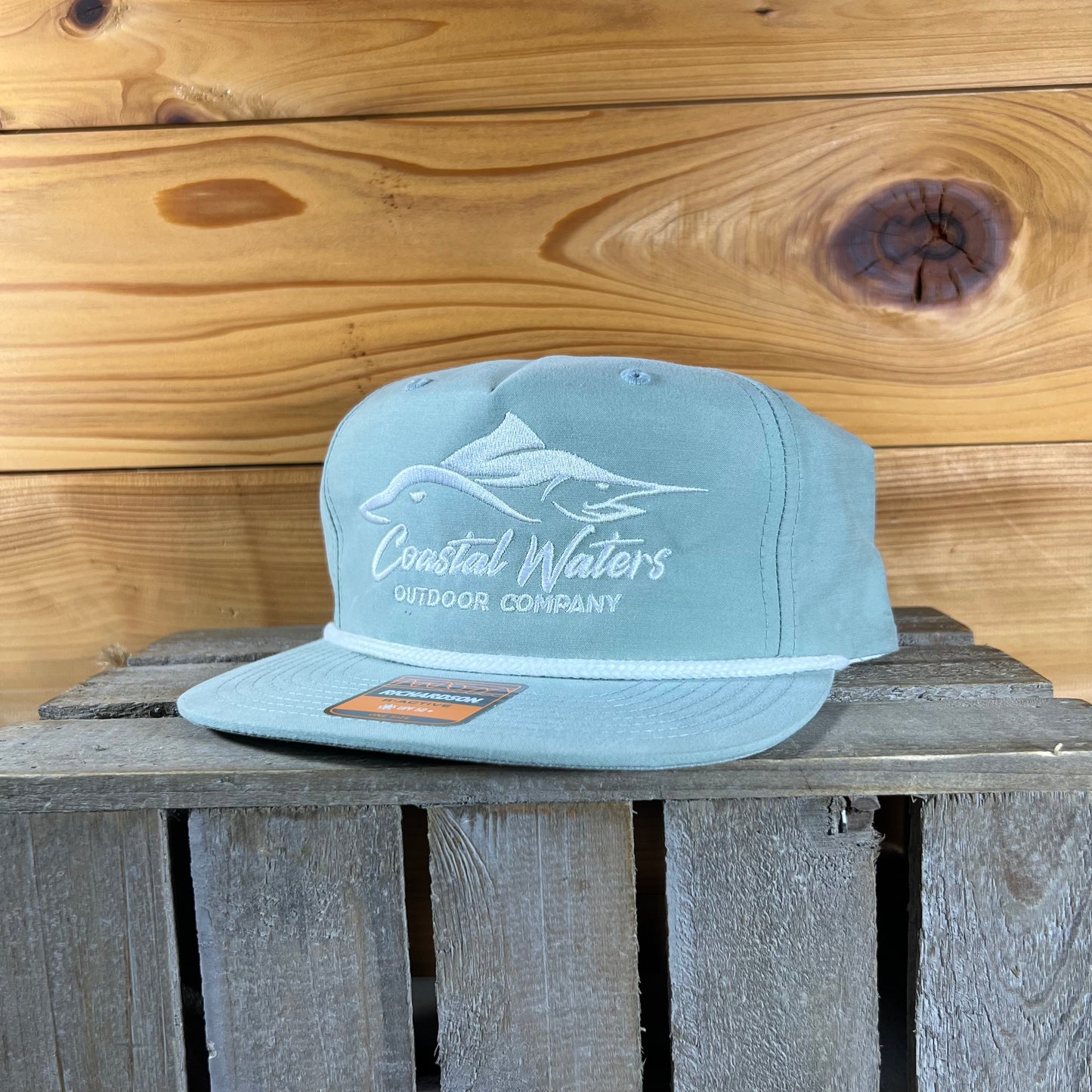 Logo Rope Hat- Dusty Blue