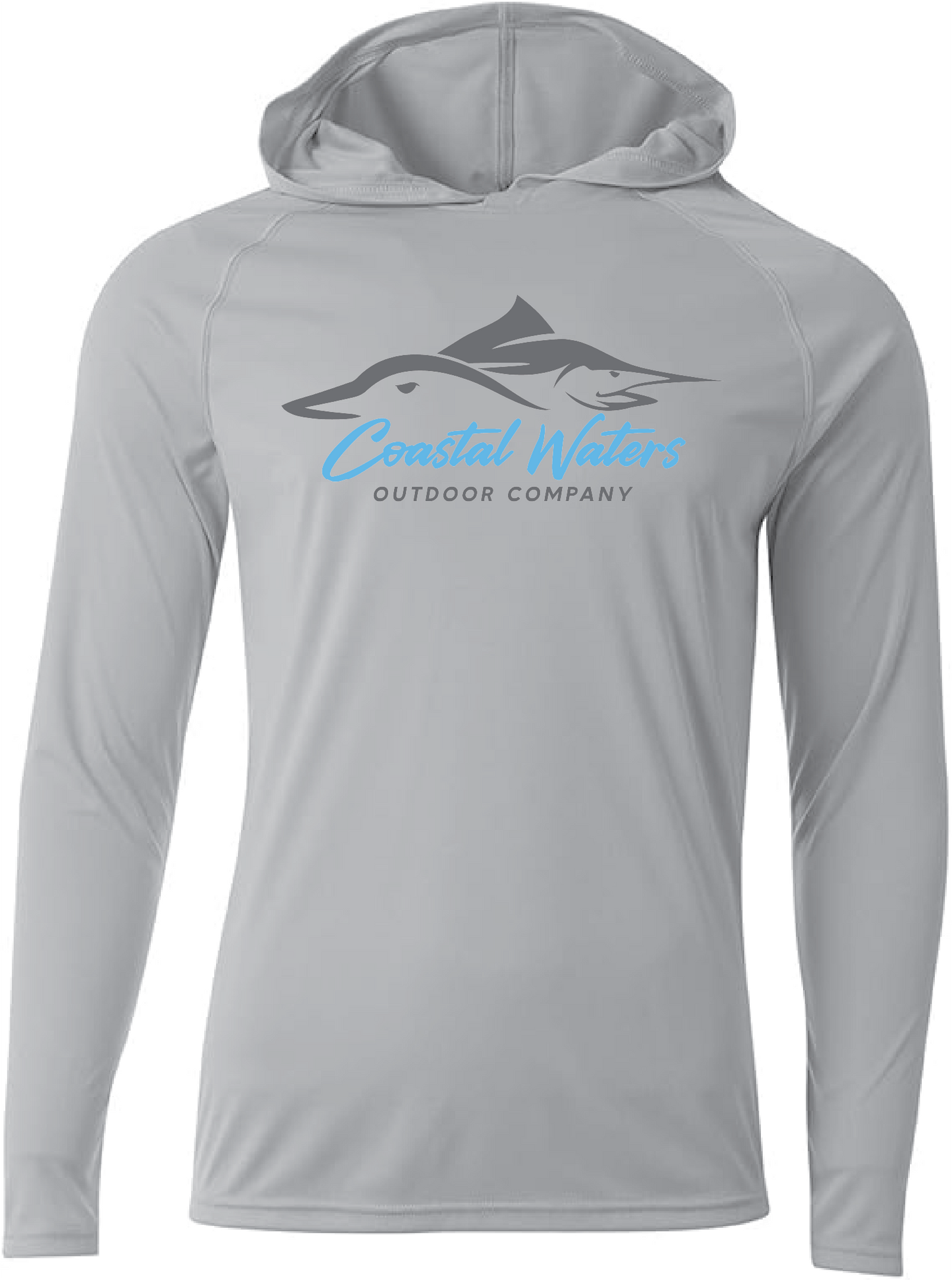 Logo Performance Hoodie | Silver