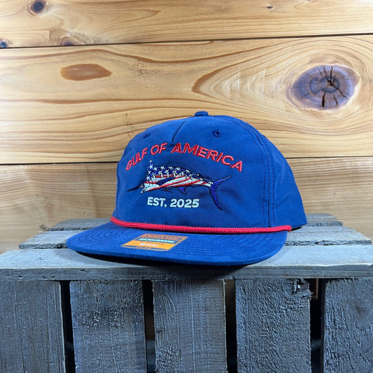 GOA Rope Hat- Navy/ Red