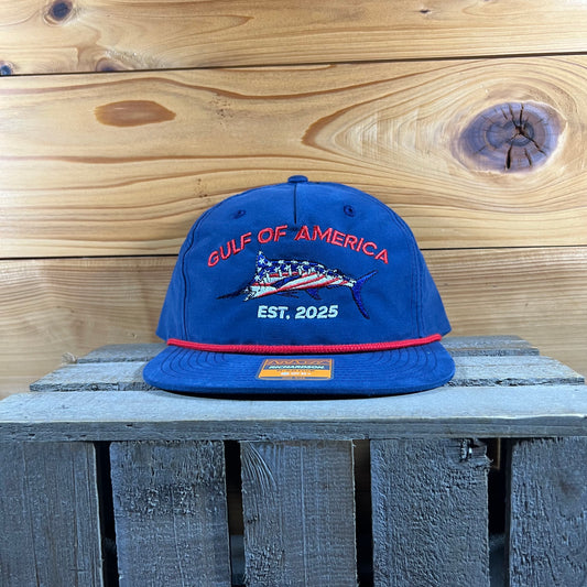 GOA Rope Hat- Navy/ Red