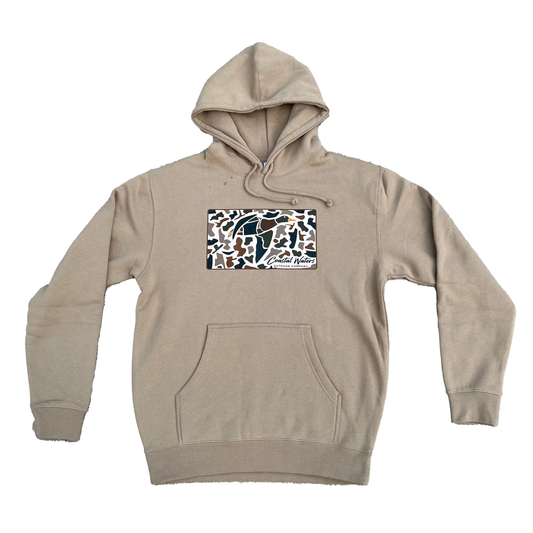 Old School Mallard Heavyweight Hoodie - Marsh Tan