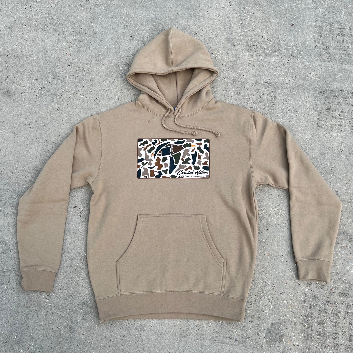 Old School Mallard Heavyweight Hoodie - Marsh Tan