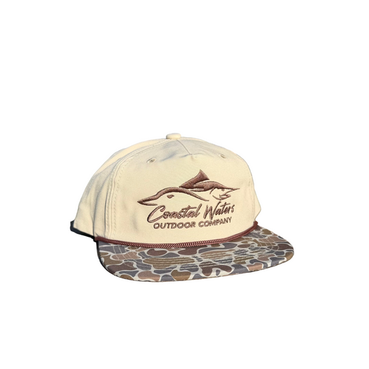 Logo Rope Hat - Khaki/ Camo