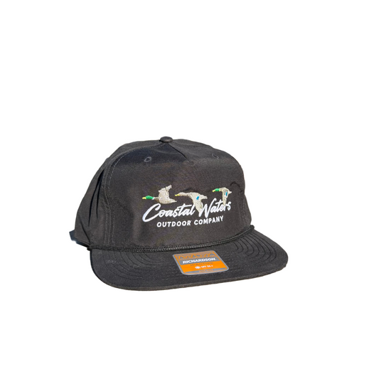 Tri-Mallard Rope Hat - Black