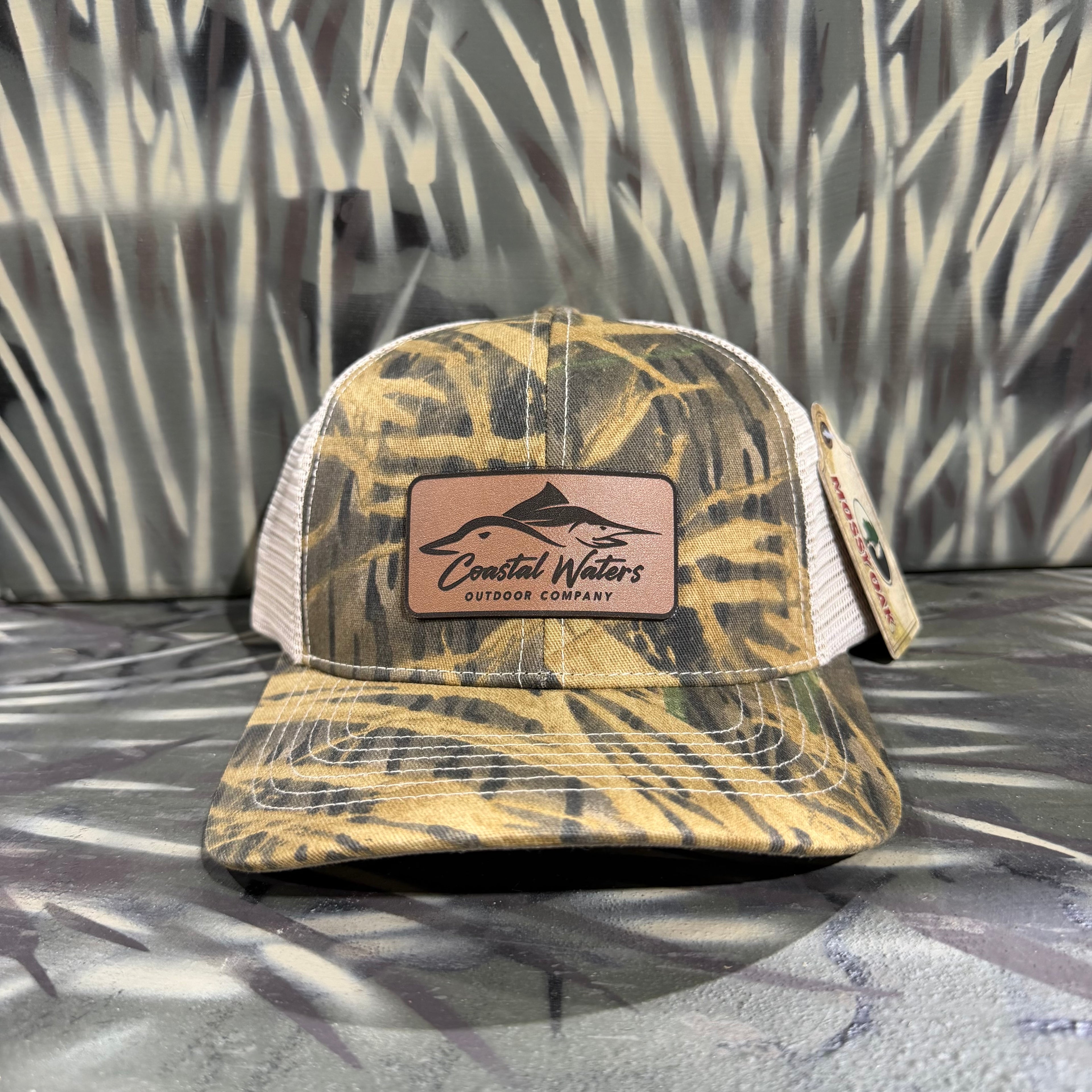 Leather Patch Trucker Hat