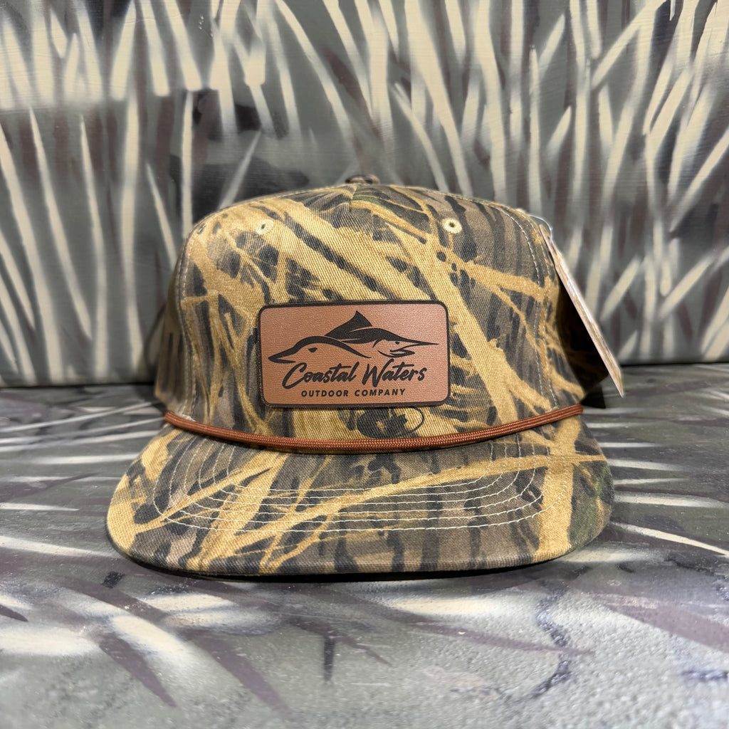 Leather Patch Rope Hat