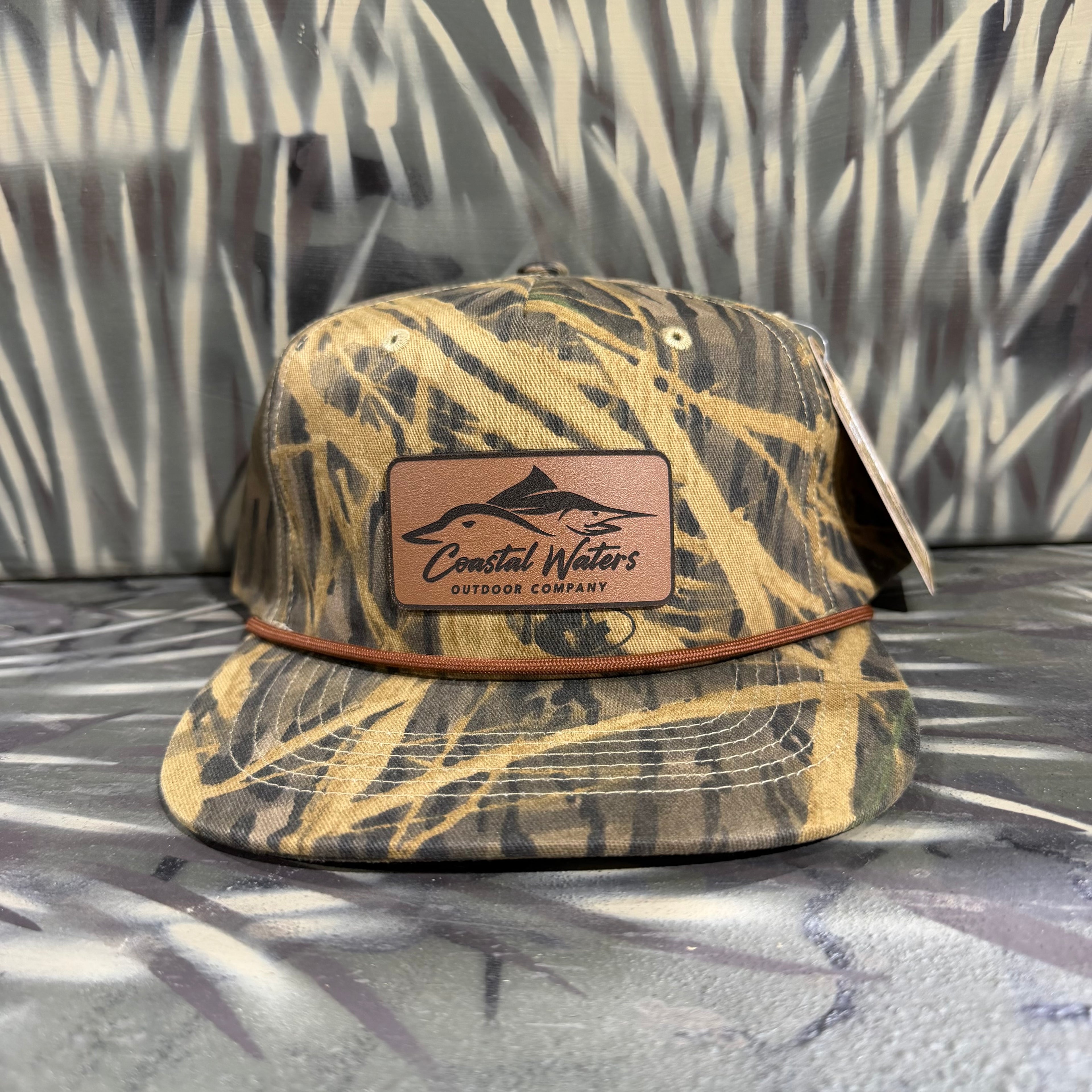 Leather Patch Rope Hat