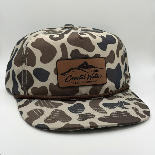 Leather Patch Rope Hat