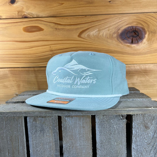 Logo Rope Hat- Dusty Blue