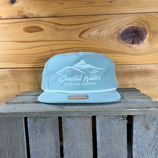 Logo Rope Hat- Dusty Blue