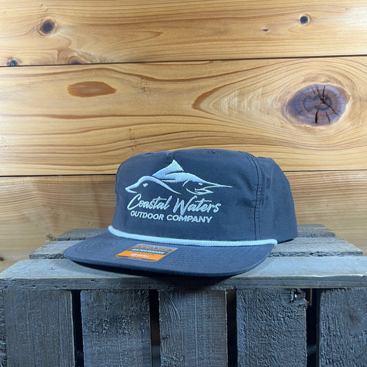 Logo Rope Hat- Charcoal