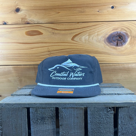 Logo Rope Hat- Charcoal