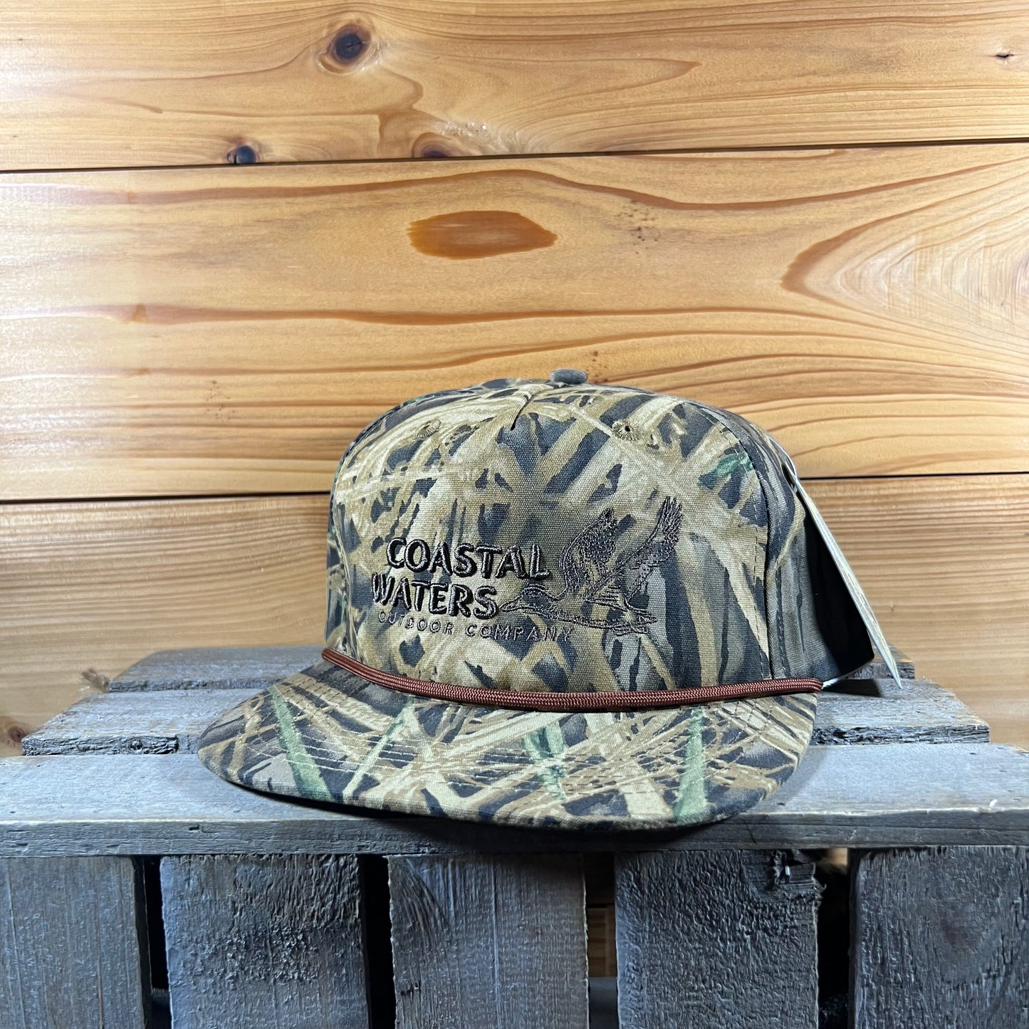 Outlined Mallard Rope Hat - Mossy Oak Shadow Grass