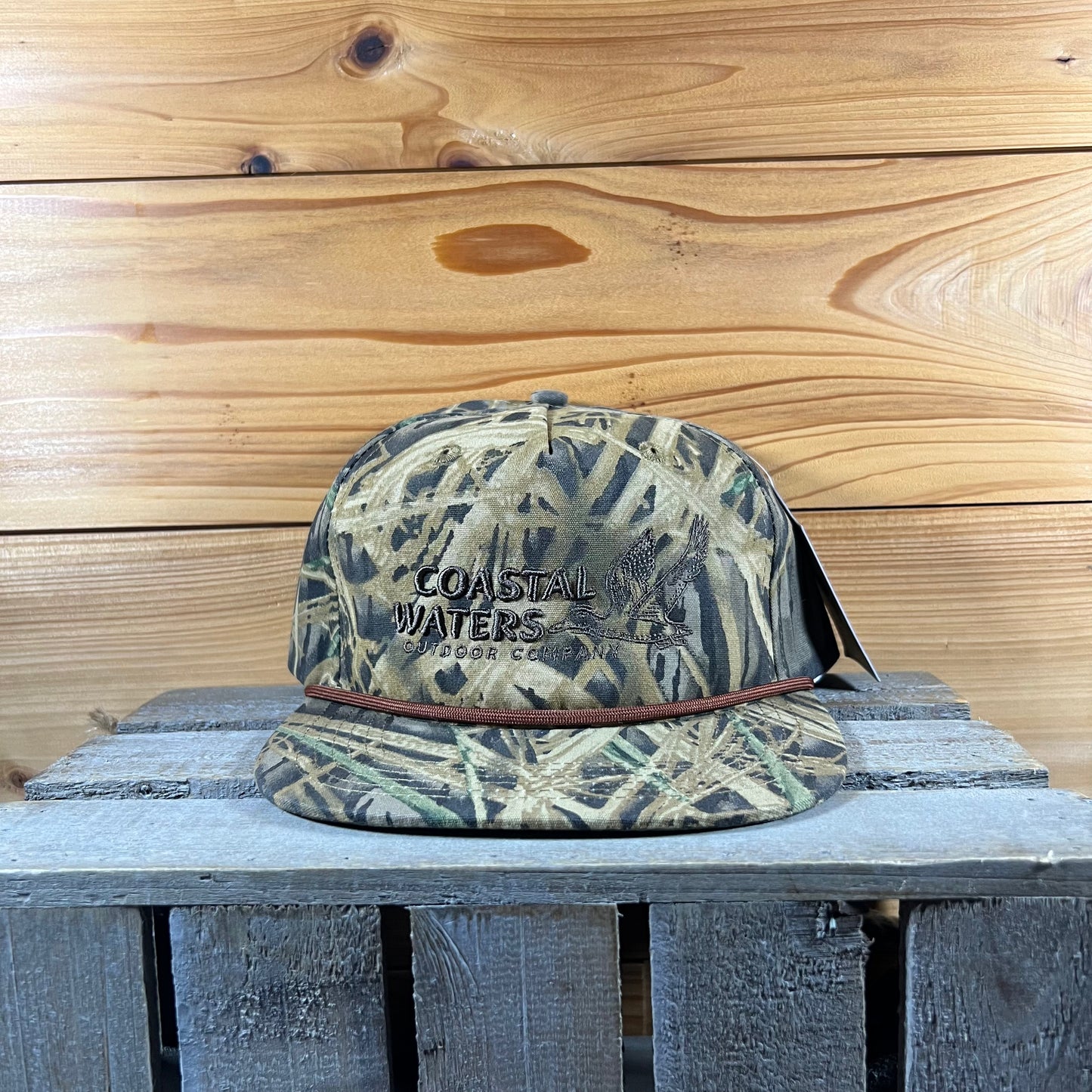 Outlined Mallard Rope Hat - Mossy Oak Shadow Grass