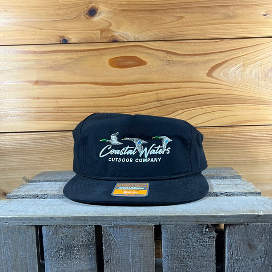 Tri-Mallard Rope Hat - Black