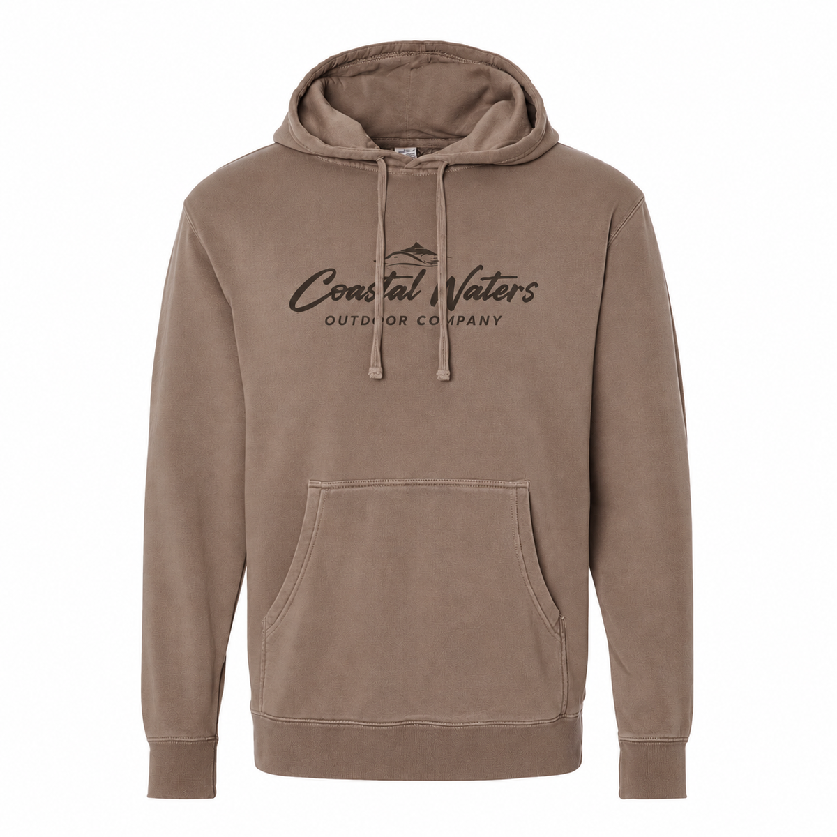 Script Logo Pigment Dyed Hoodie