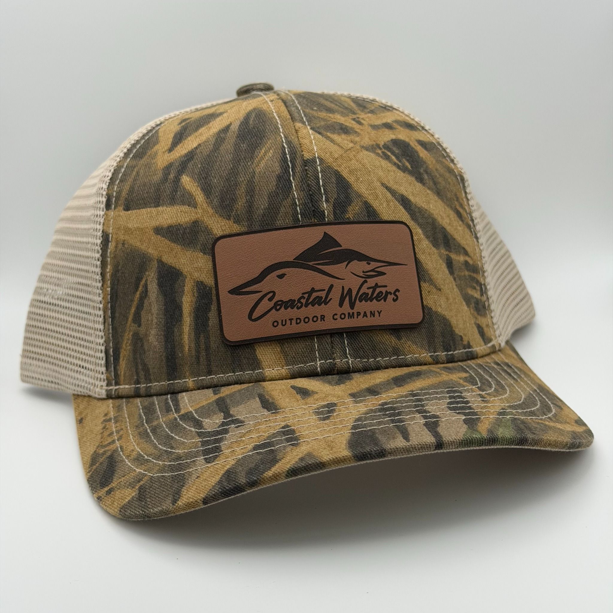 Leather Patch Trucker Hat