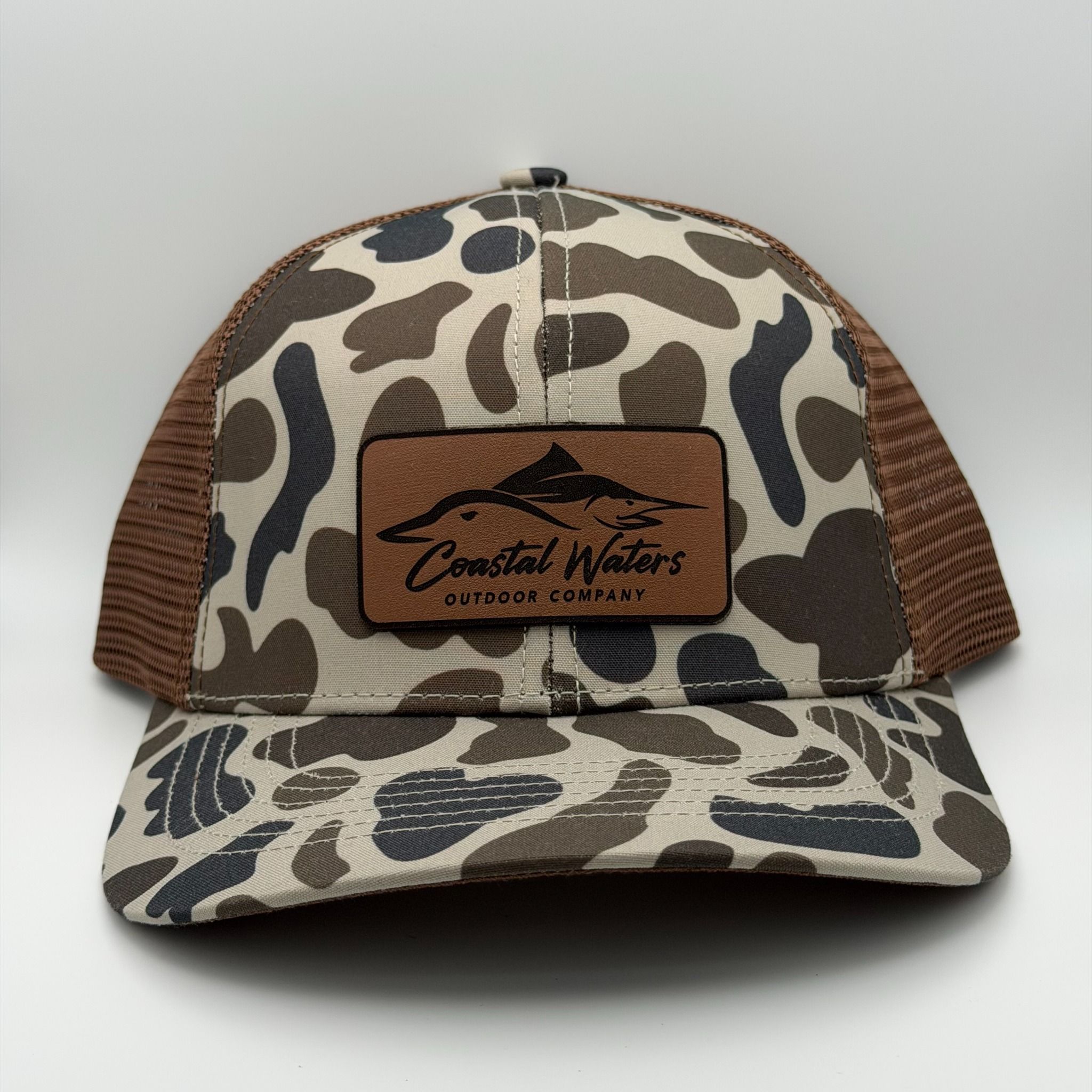 Leather Patch Trucker Hat