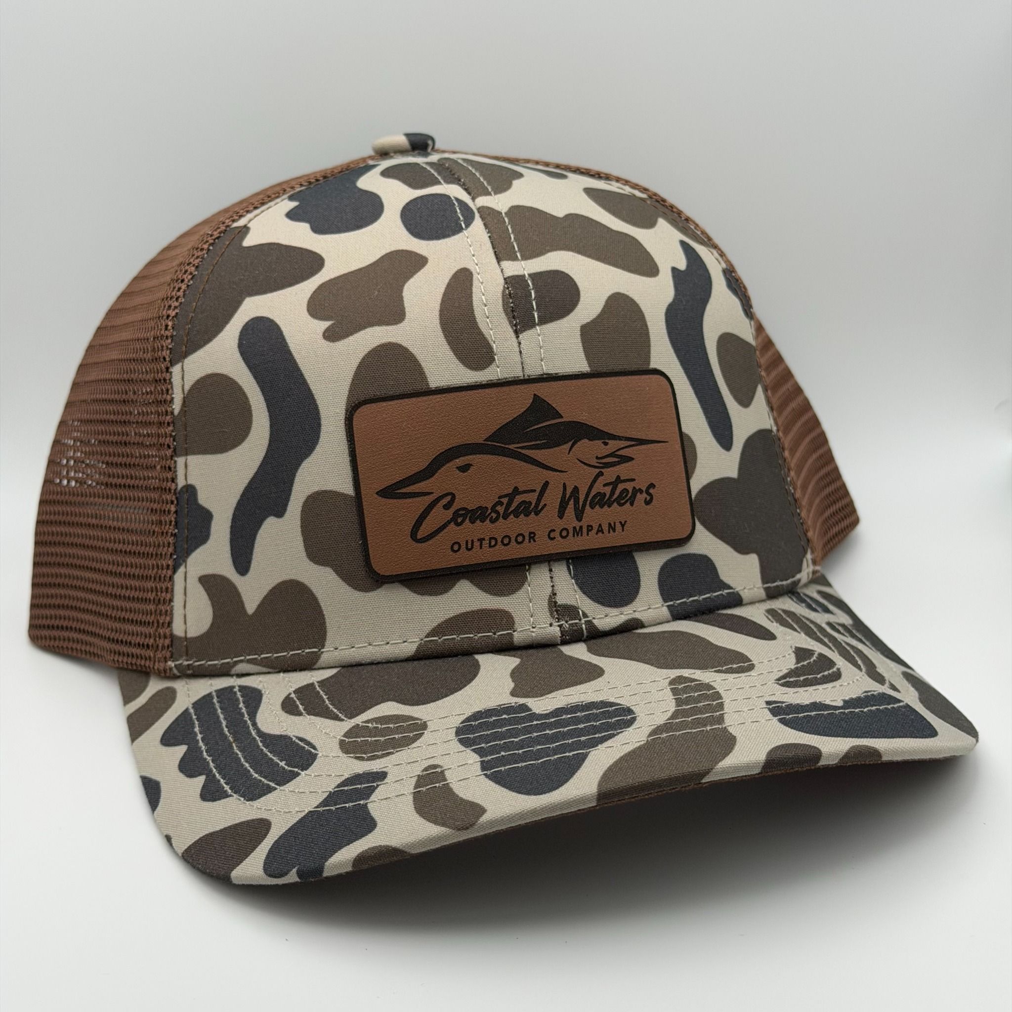 Leather Patch Trucker Hat
