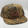 Leather Patch Rope Hat