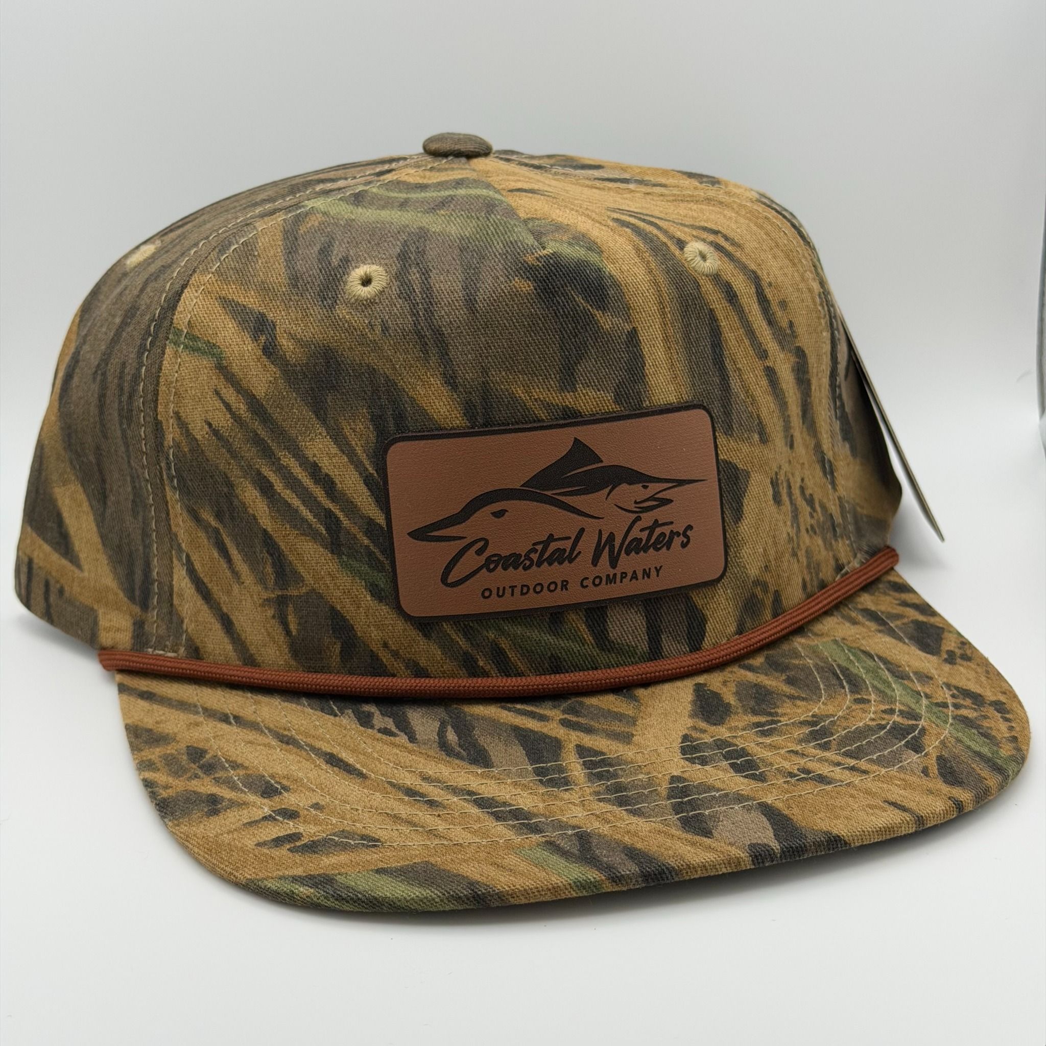 Leather Patch Rope Hat