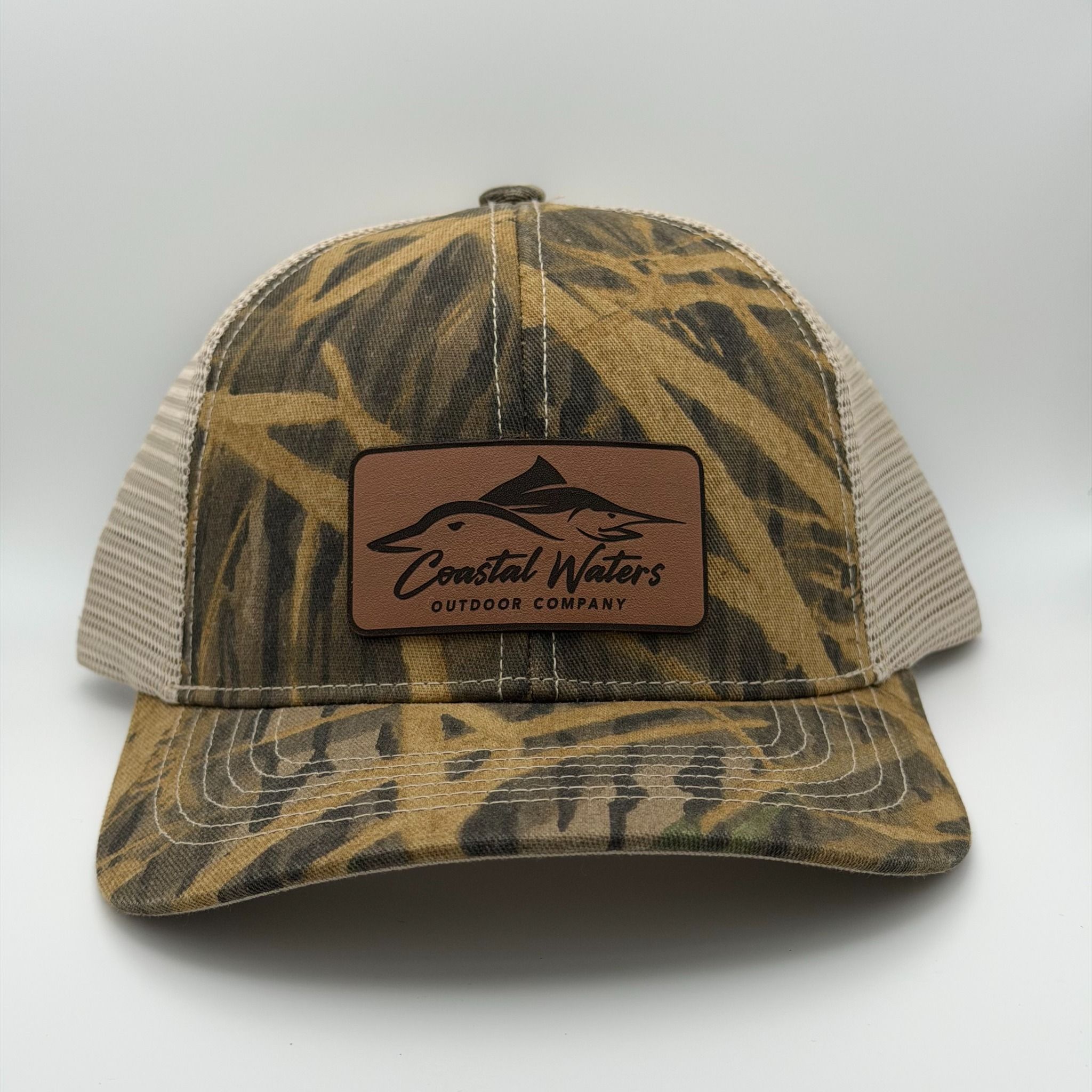 Leather Patch Trucker Hat