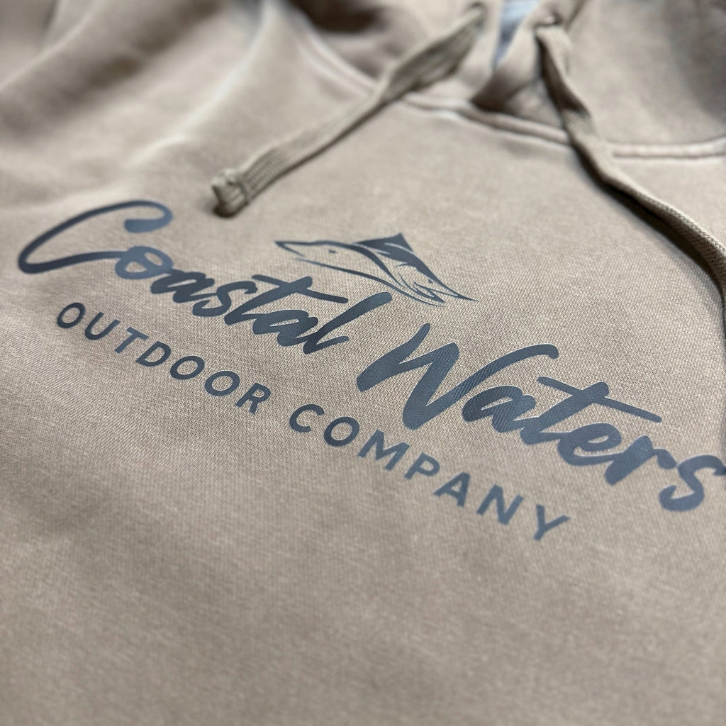 Script Logo Pigment Dyed Hoodie