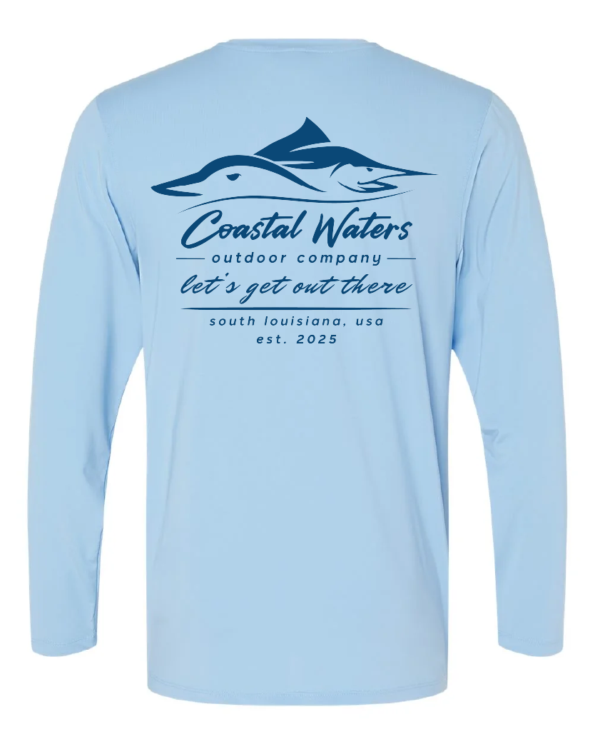 Let’s Get Out There Performance LS - Blue Mist