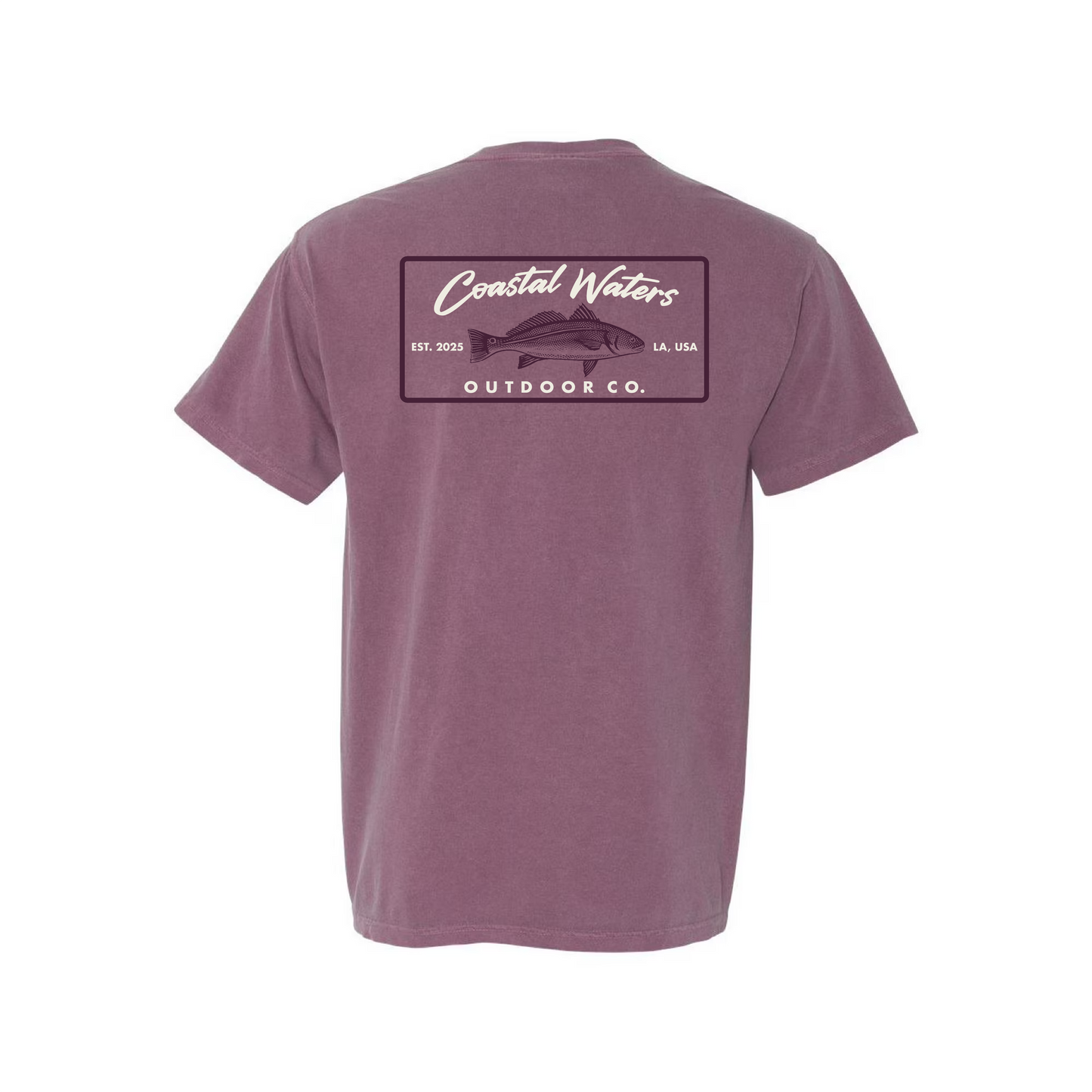 The Red Drummer Pocket Tee - Berry
